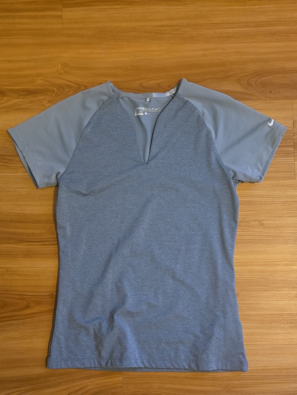 Nike Women's Light Gray Heather Performance Polo